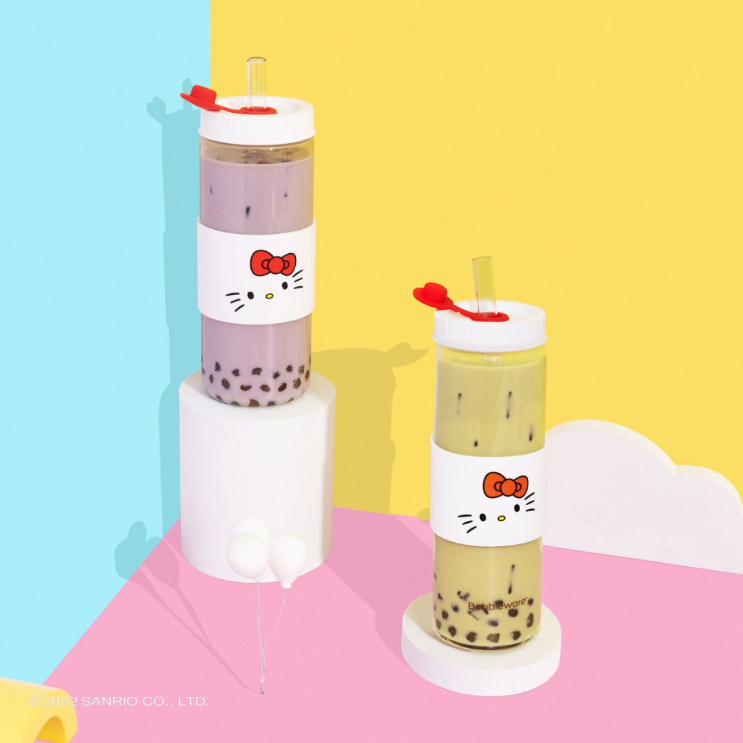 Classic White Hello Kitty Reusable Tumbler