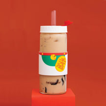 Reusable bubble tea tumbler