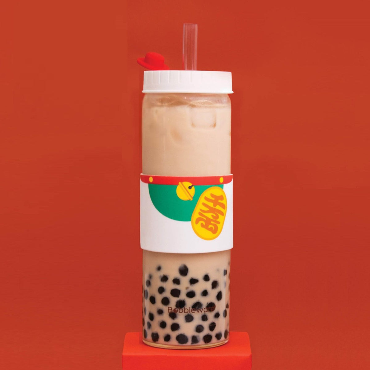 Reusable bubble tea tumbler