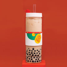 Reusable bubble tea tumbler