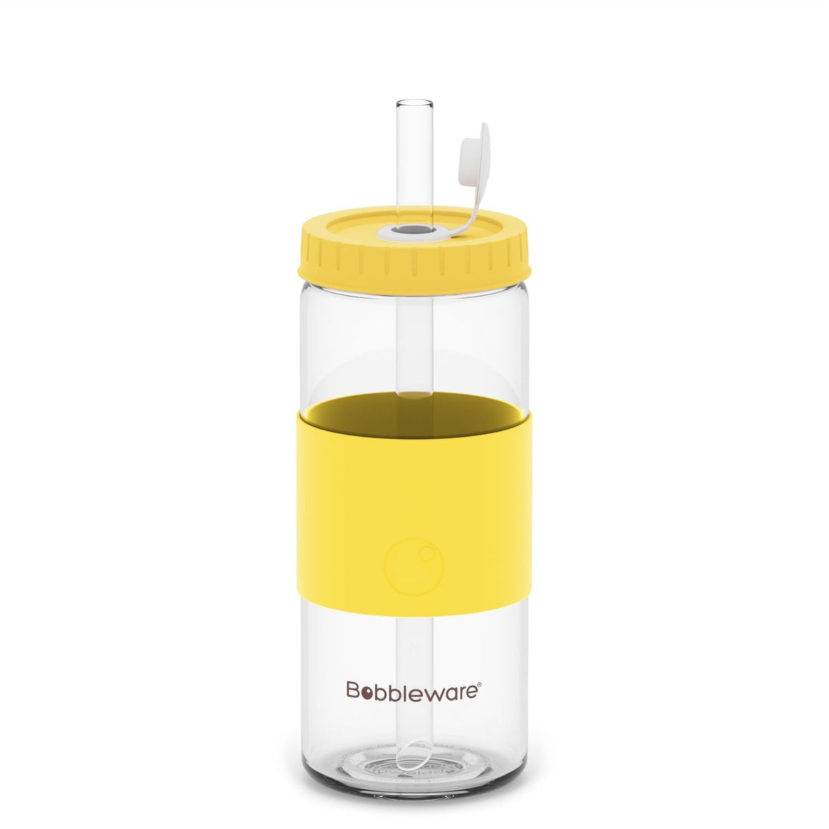 Reusable Straw Tumbler Glass 16oz/500ml - Sunshine